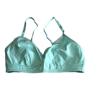 From Rachel Light Green Organic Cotton Wireless Bralette Size S New